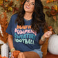 Bonfires Pumpkins Sweaters Football Tee