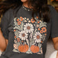 Fall Florals and Pumpkins Tee