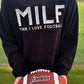 MILF Embroidered Corded Crew