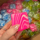 Tie Dye Stress Cube Squishy *READY TO SHIP*