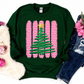 Stripe Faux Puff Christmas Tree Sweatshirt *WEEKEND SALE*