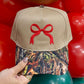 Red Bow Real Camo Hat