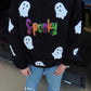 Spooky Sequin Corded Crew