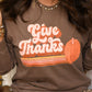 Give Thanks Retro Long Sleeve/Tee
