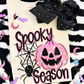 Spooky Season Pink Pumpkin Tee