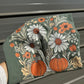 Floral pumpkin comfort color tee