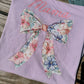 Mama Floral Bow Tee