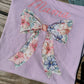 Mama Floral Bow Tee
