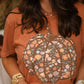 Brown Floral Pumpkin Tee