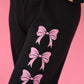 Black Bow Jogger Set (Pieces Sold Separate)