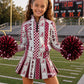 Magnolia Custom Scuba & Pleated Cheer Skirt Set
