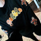 Gobble Sequin Corded Crew