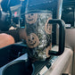 Camo jack-o-lantern 40oz tumbler