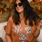 Checkered Leaves Tee