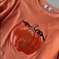 RTS Orange Sequin Pumpkin Corded Crew