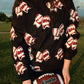 Chenille Football Bow Corded Crew