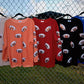 Sequin Football Corded Crews