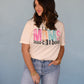 Tired Moms Club Checkered Tee