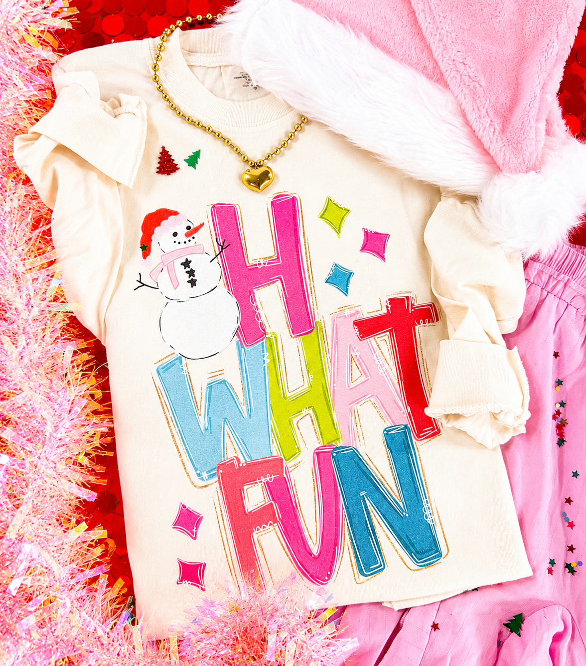 Oh What Fun Snowman Tee/Long Sleeve *CIJ SPECIAL*
