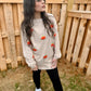 RTS Beige Chenille Pumpkin Corded Crew