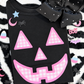 Pink Gingham Jack O Face Tee