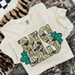 Turquoise & camo MS tee or sweatshirt