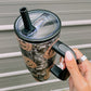 Camo jack-o-lantern 40oz tumbler