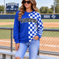 Adult Custom Split Crewneck Sweatshirt - French Terry Lining