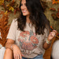 Thankful Floral Turkey Tee