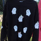 Ghost Bow Sequin Corded Crews