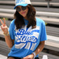 Blue and White Retro Tee