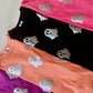 Black Glitter Ghost Corded Crew