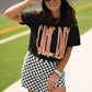 Orange Game Day Go Fight Win Tee