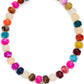 RTS Rainbow Beaded Heart Necklace