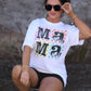 Stacked Checkered Mama tee