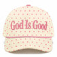 God Is Good Polka Dot Hat