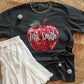 Custom Teacher Disco Apple Tee