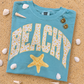 Beachy Florals Tee/Tank