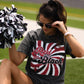 Red and Black Retro Tee