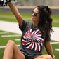 Red and Black Retro Tee
