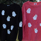 Ghost Bow Sequin Corded Crews
