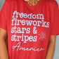 **SALE** Freedom Fireworks Stars & Stripes Tee