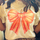 Pumpkin Bow Tee