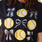 Softballs And Bows Tee
