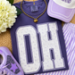 OH Purple Floral State Tee