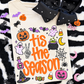 Tis The Season Girly Halloween Icons Tee