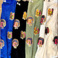 Multi Gold Turkey Sequin Corded Crews
