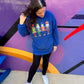 Blue Nutcracker Sequin Corded Crew
