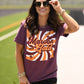 Maroon and Gold Retro Tee