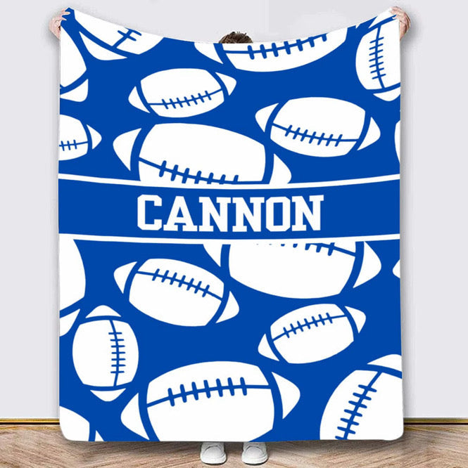 Custom Name Sport Blanket *CIJ SPECIAL*